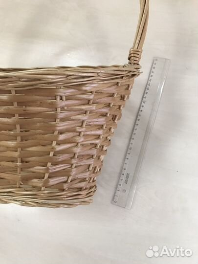 Корзина плетеная овальная