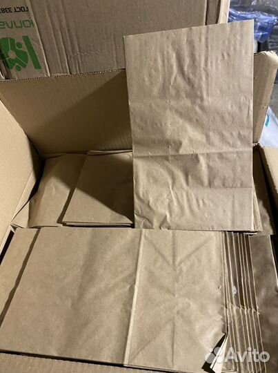 Крафт пакет на вынос-В,180*120*290мм оптом