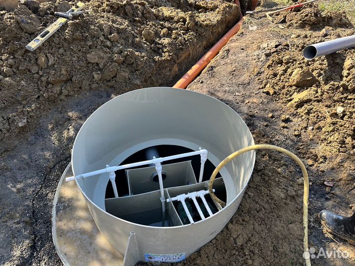 Септик с установкой за один день