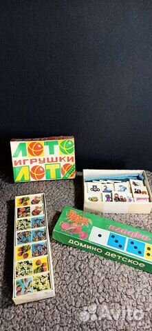 Детское домино и лото СССР