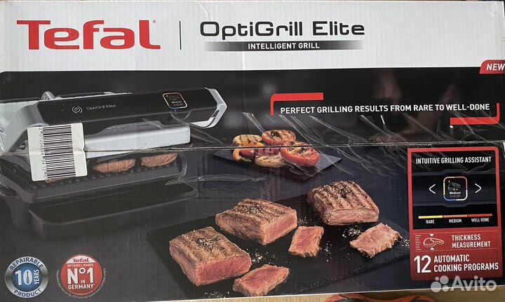 Гриль Tefal Optigrill Elite GC750D30