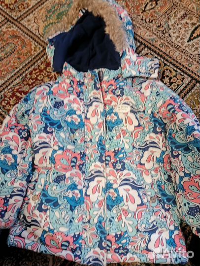 Зимний костюм для девочки 116