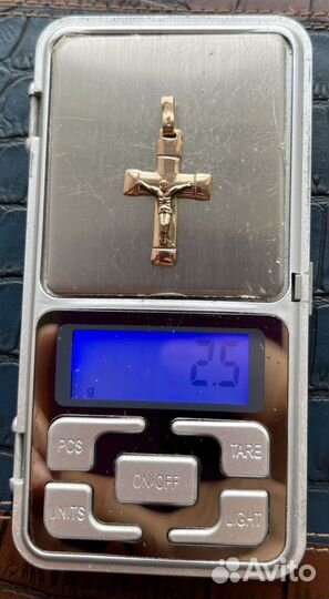 Золотой крест 585 пробы