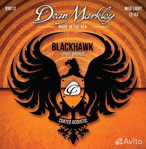 Dean Markley DM8012 Blackhawk Pure Bronze струны д