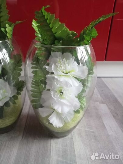 Вазы с цветами, композиции