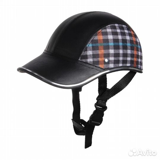 Каска кепка Goldwing под кожу черно-серая