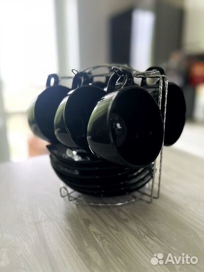 Чайный сервиз Luminarc Quadrato black