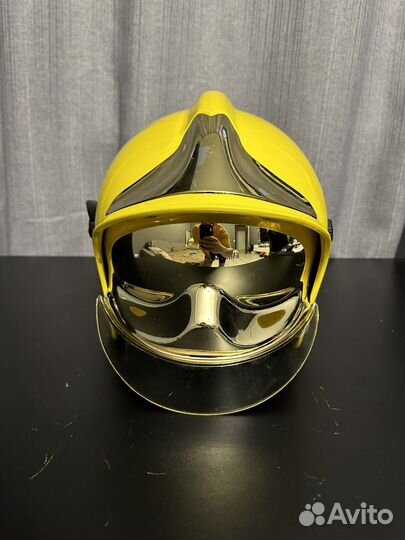 Шлем каска пожарного MSA Gallet F1 SF желтый