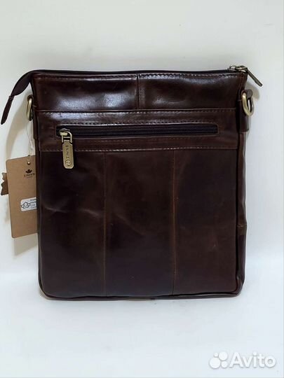 Сумка мужская из натуральной телячьей кожи новая