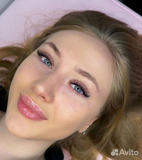 Наращивание ресниц на дому, Окрашивание бровей