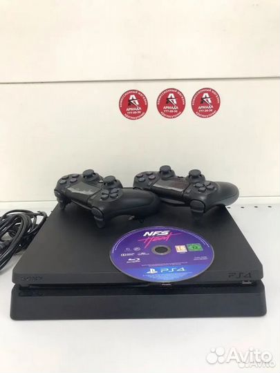 Кир-4Игровая консоль Sony Playstation 4 Slim 1TB