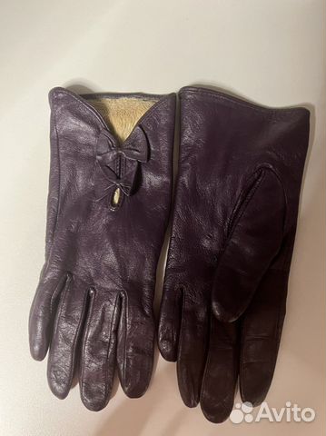 Перчатки женские, натуральная кожа