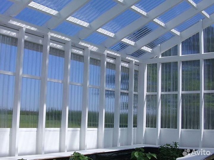 Монолитный Профилированный поликарбонат