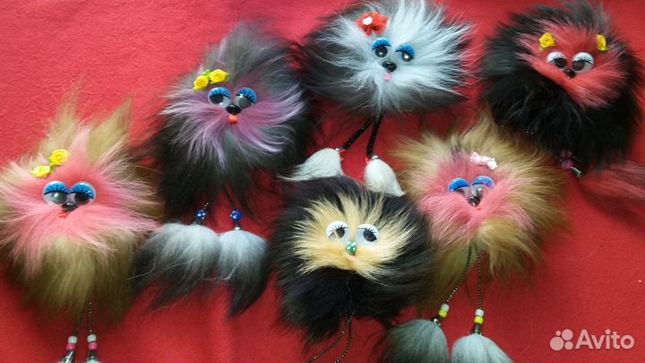 Оберег домовой из натурального меха