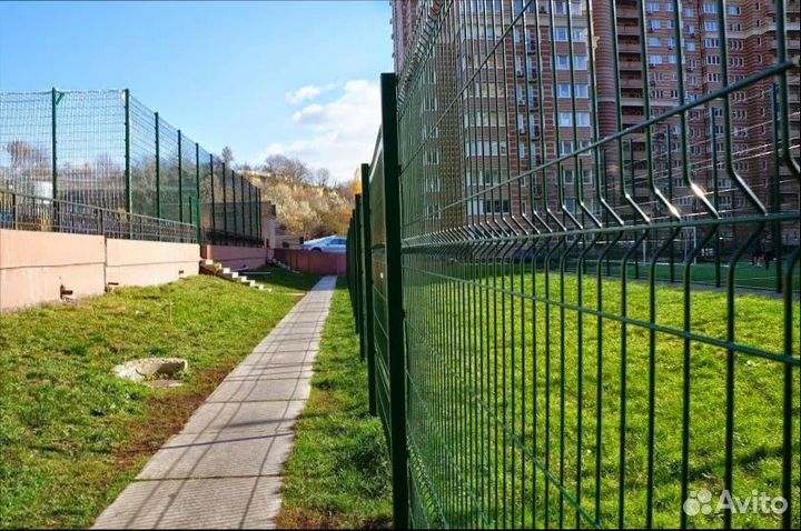 3D забор + установка