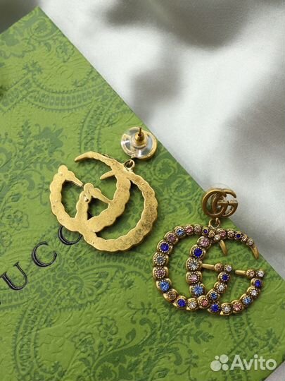 Серьги Gucci роскошные