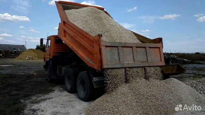 Щебень известняковый 5-20 с доставкой