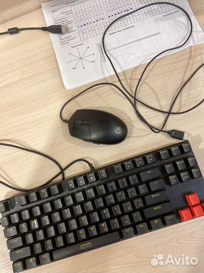 Мышь logitech g102 и механическая клавиатура