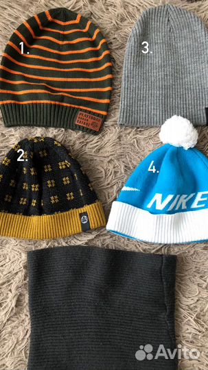 Шапки детские для мальчиков