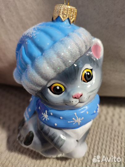 Ёлочные игрушки Ариель котик