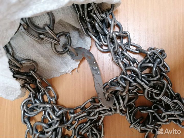 Цепь противоскольжения V27 сота 5 мм