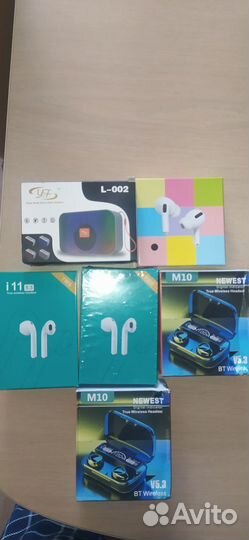 Беспроводные наушники новые