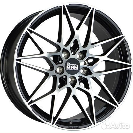 R19 5x112 8,5J ET30 D72,6 MAM Felgen B2 Black Fron