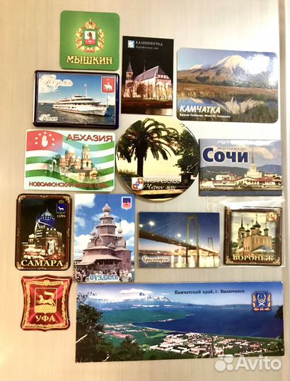 Магниты на холодильник из разных стран