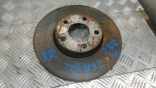 Диск тормозной передний audi A4 B7 (ZEA12K601)