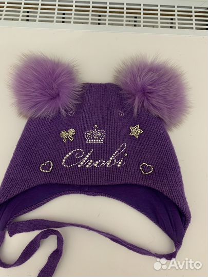 Шапка для девочки 48-50