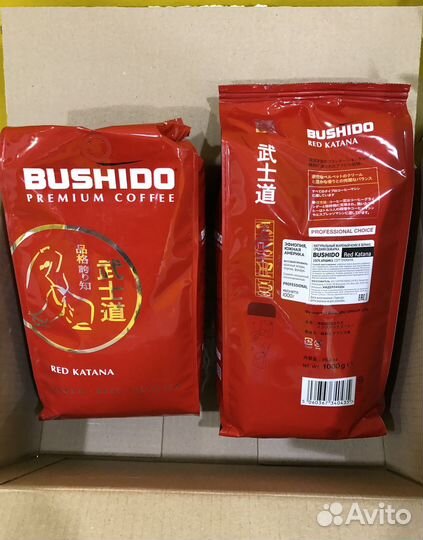 Кофе в зернах Bushido Red Katana, 1 кг