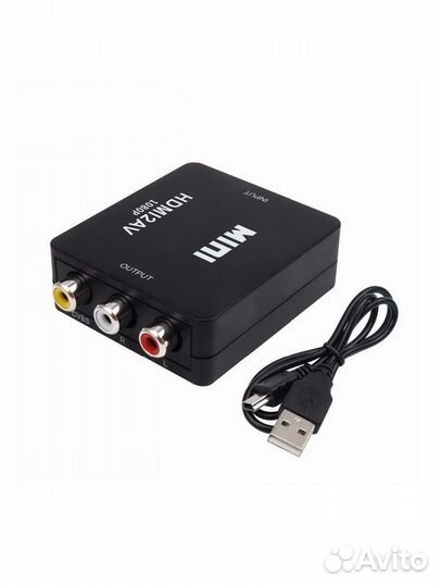 Конвертер (переходник) с hdmi на AV (RCA)