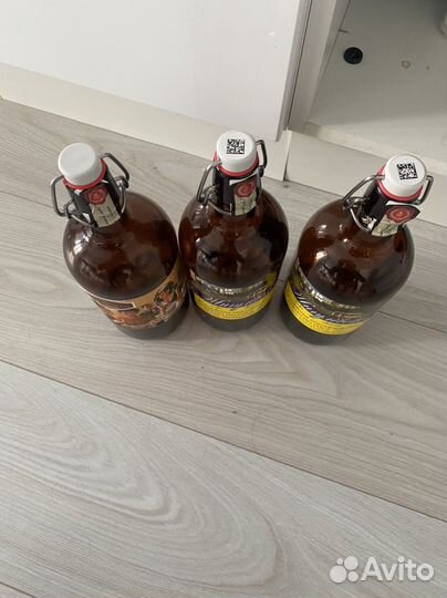 Бутылка с бугельной пробкой 1 л