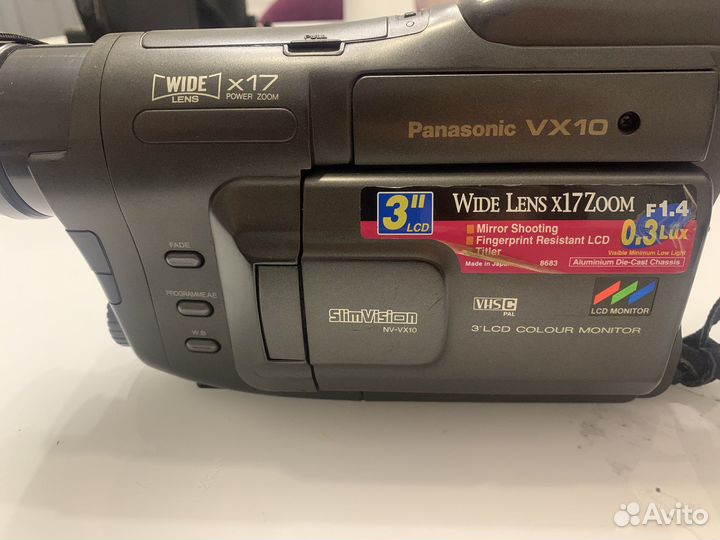 Видеокамера panasonic vx 10