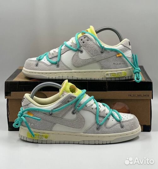 Кроссовки женские Nike Dunk Low x Off-White