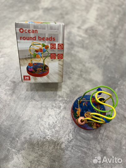 Игра- лабиринт деревянная развивающая для малышей