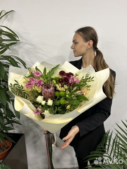 Букет с протеей