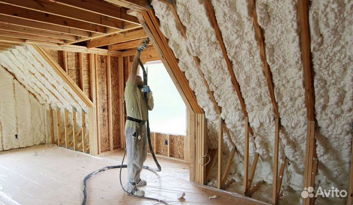 Утепление пенополиуретаном внутренних стен дома