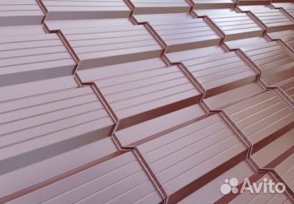 Металлочерепица шоколад