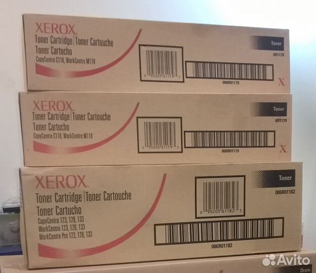 Оригинальные картриджи Xerox