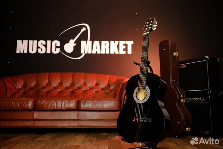 Классическая гитара 4/4 (Комплект)
