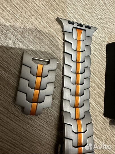 Ремешок apple watch band ultra 2/1 титановый