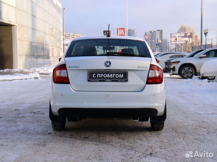 Skoda Rapid 1.6 МТ, 2019, 98 850 км