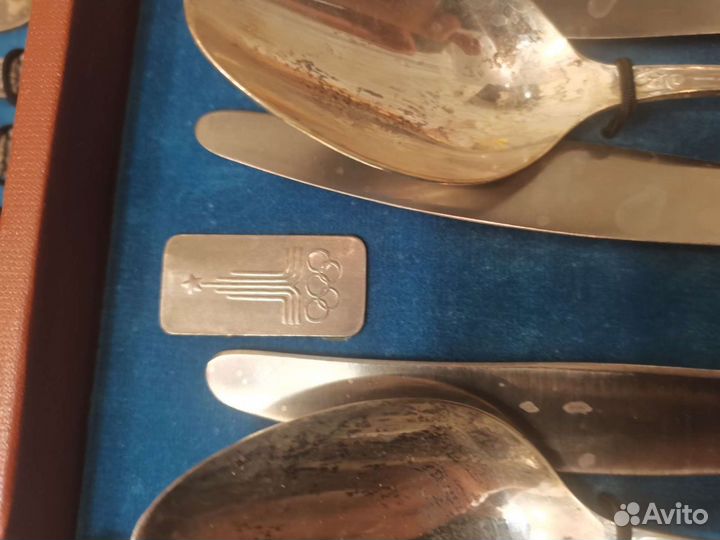 Набор посеребренный 6 персон