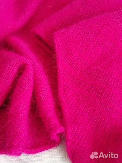 Комплект шапка и снуд женский ручная работа пух