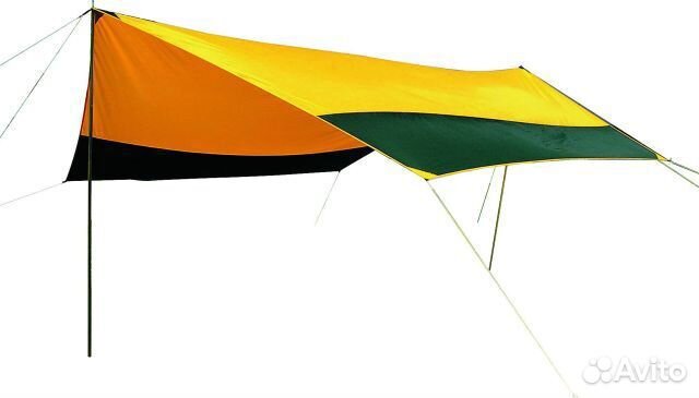 Тент Роклэнд 3,6*5,4 м со стойками