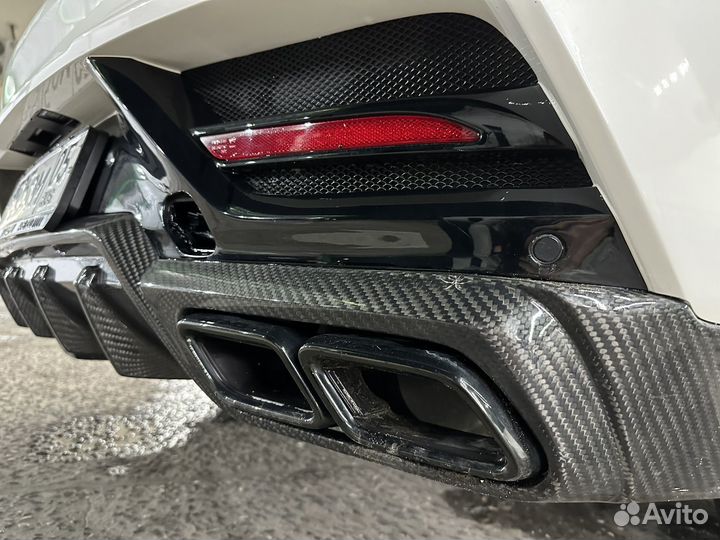 Gle 166 бампер задний карбон
