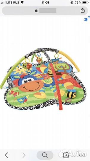 Развивающий коврик playgro Ослик