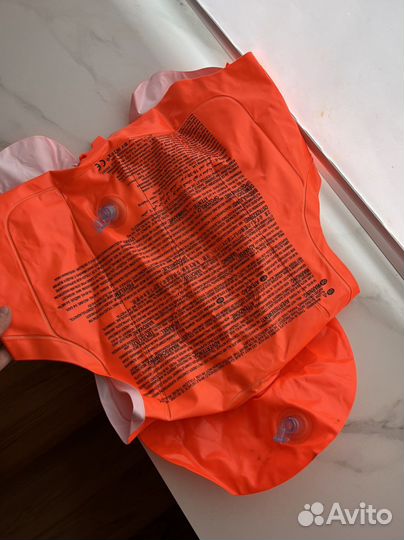 Жилет спасательный надувной от 3 до 6 лет