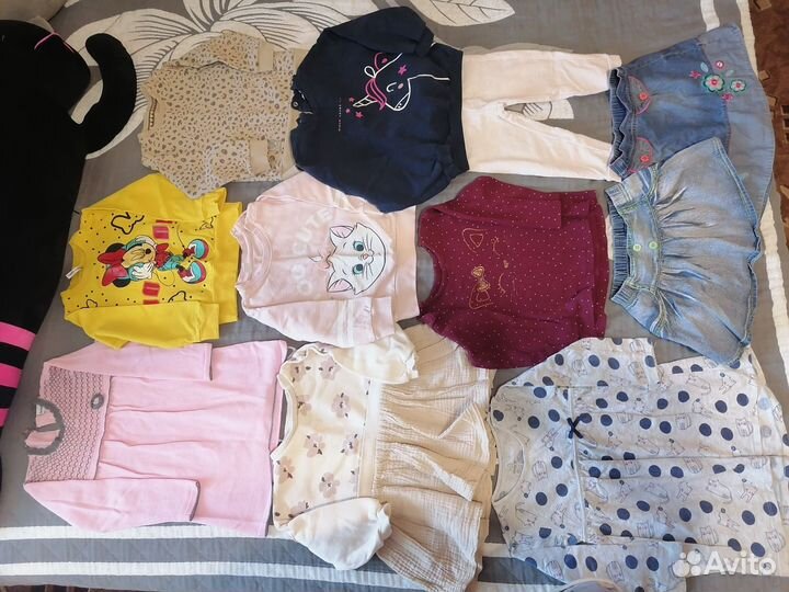 Детские вещи пакетом на девочку 74 - 86